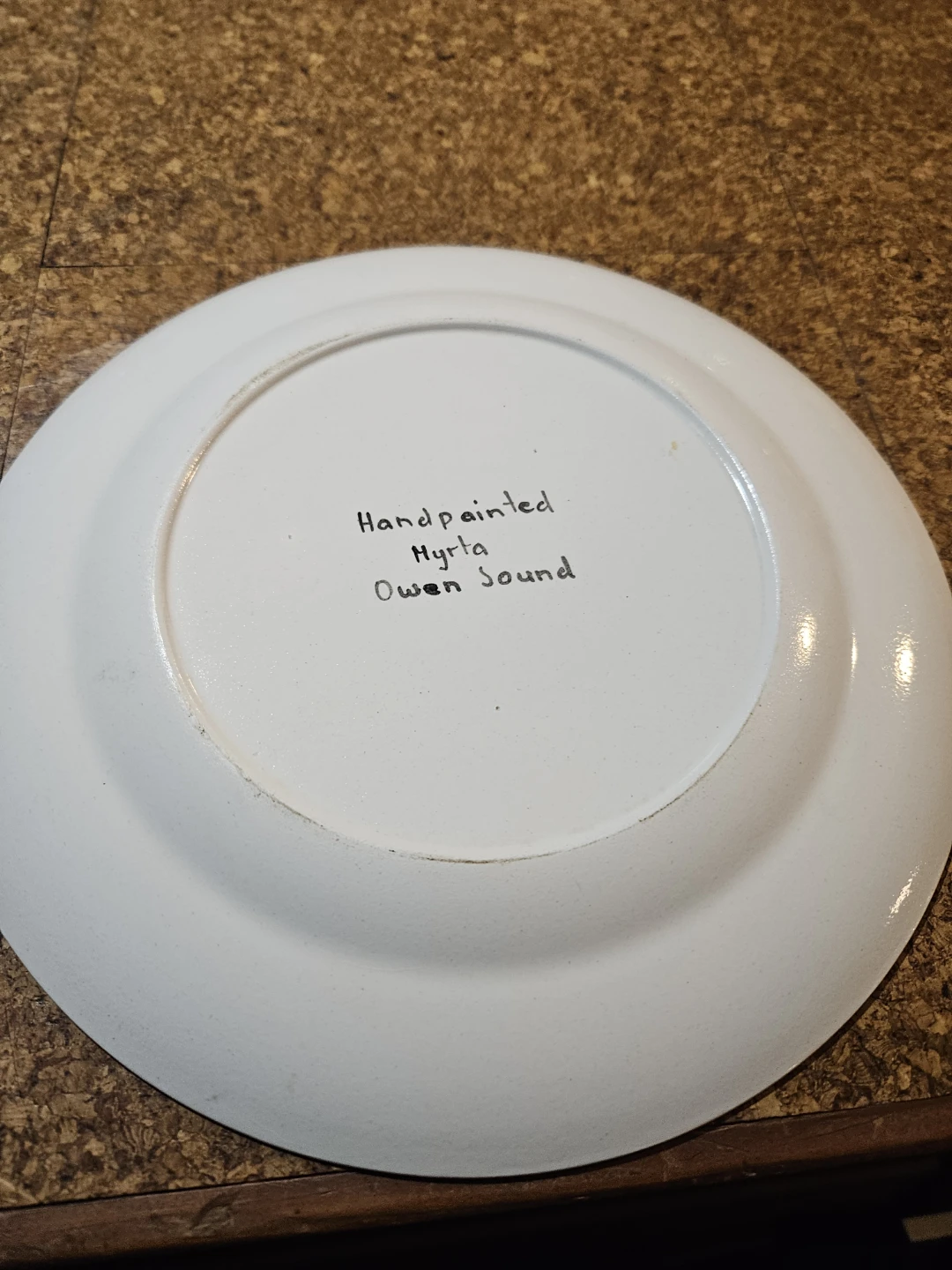 Handpainted Decorative Plate - Hyria Owen Sound - photo 4