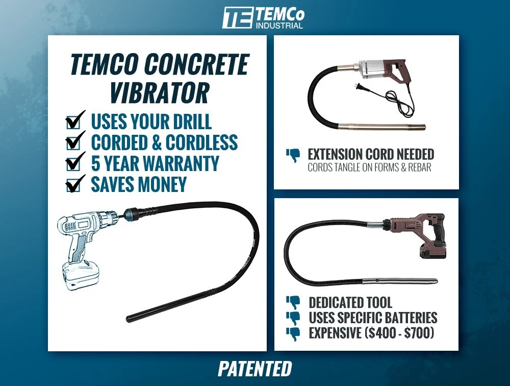 TEMCO Industrial Concrete Vibrator Attachment - photo 3