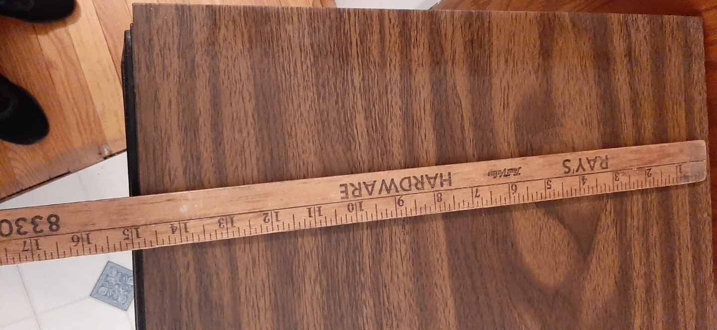 Vintage Wood 2-Drawer Storage Cabinet - photo 5