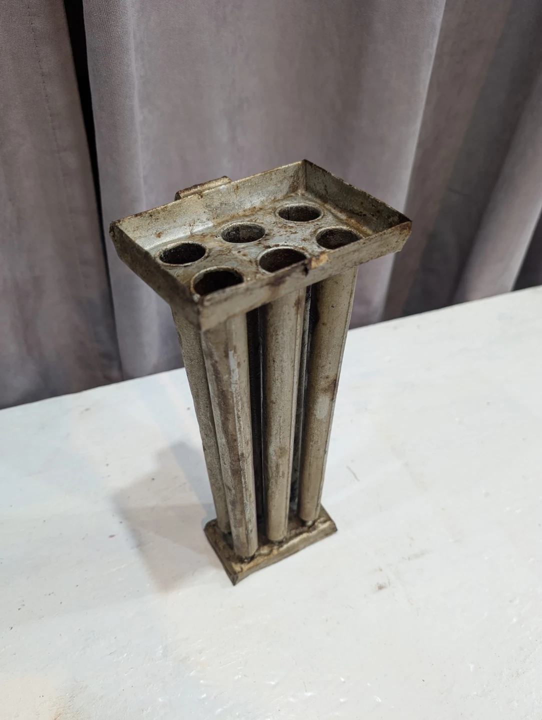 Vintage 6-Cavity Candle Mold