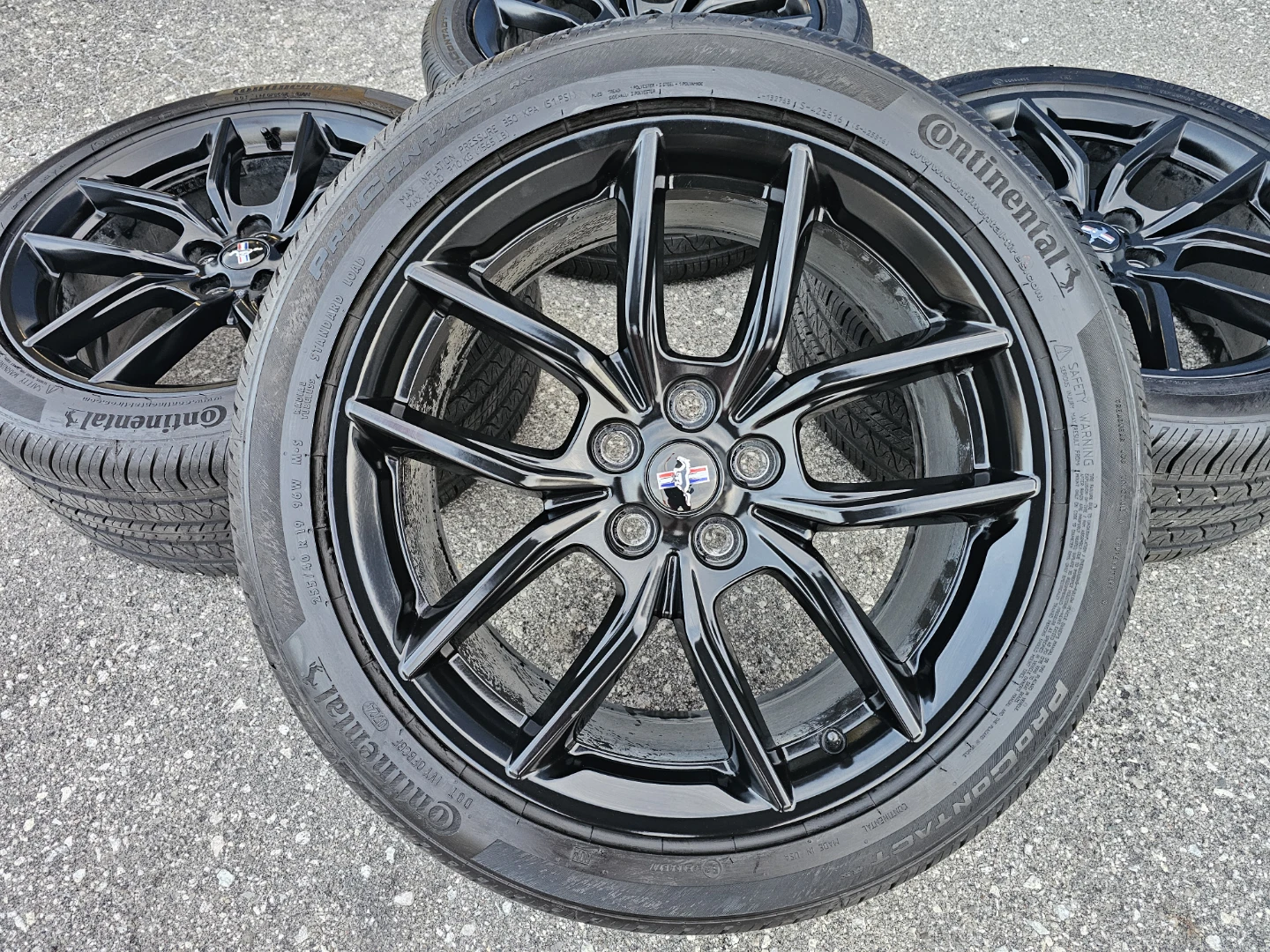 FORD MUSTANG GT O.E.M RIMS AND ALL SEASON TIRES - photo 4