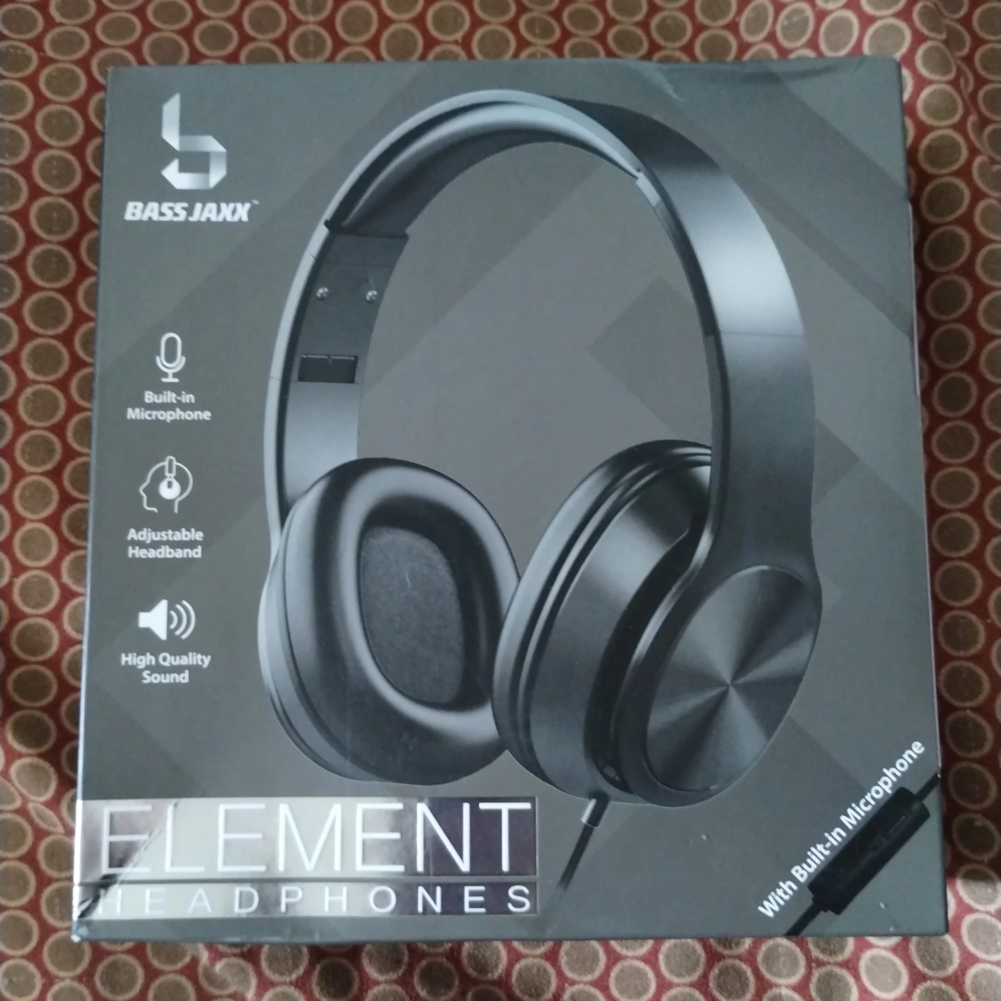 Bass JaXX Element Headphones - Black