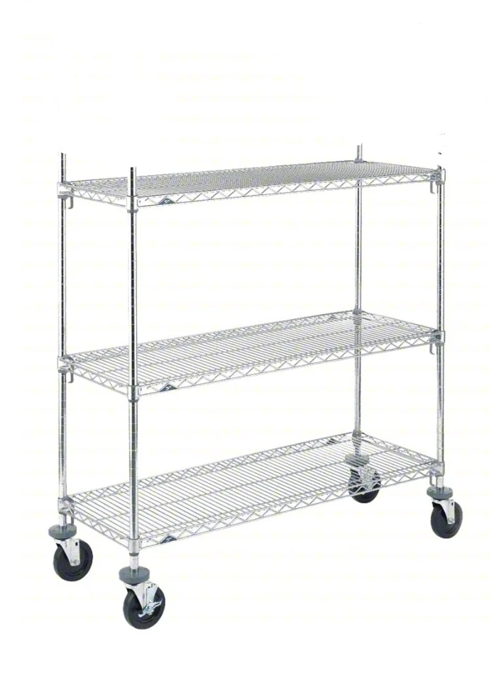 Wire Shelving Unit with Wheels