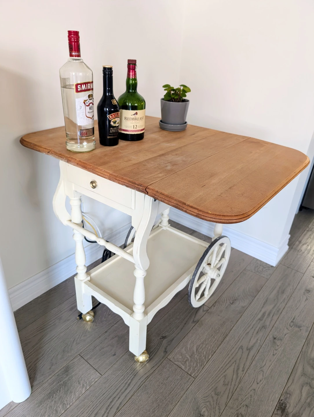 Vintage Drop Leaf Kitchen/Bar Cart - photo 3