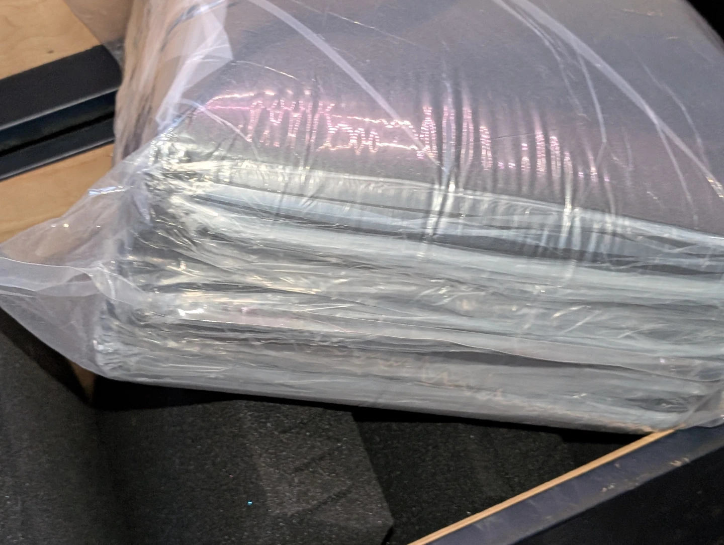 Stack of protective foam inserts