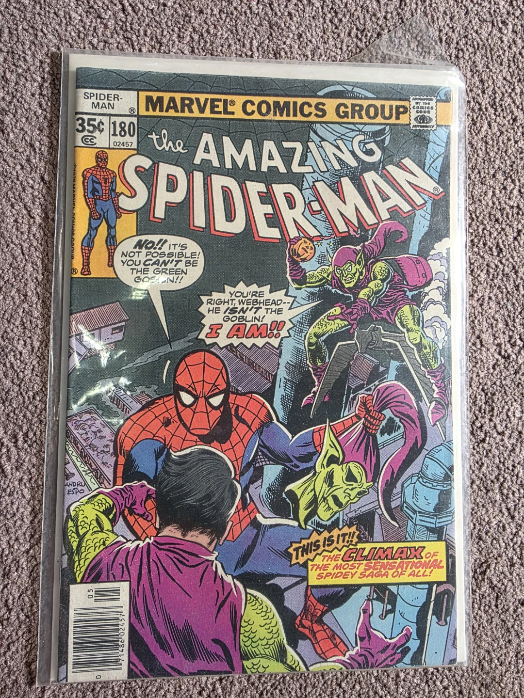 The Amazing Spider-Man Comic Book #180