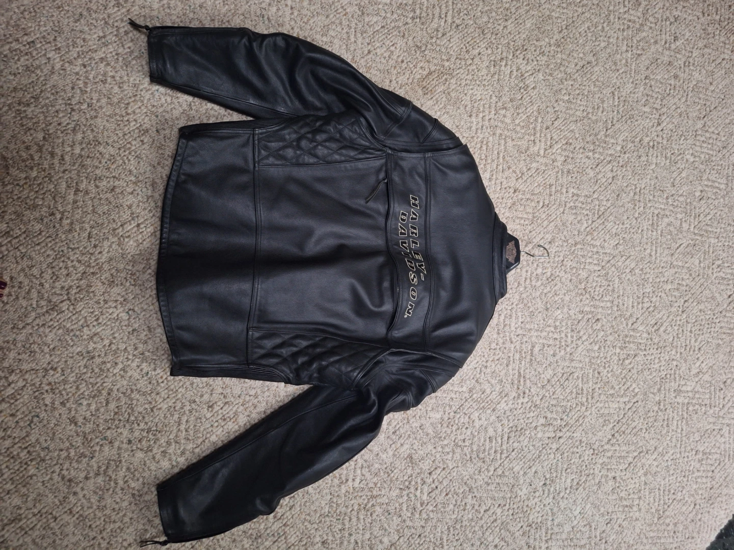 Harley-Davidson Men's Black Leather Motorcycle Jacket - photo 3