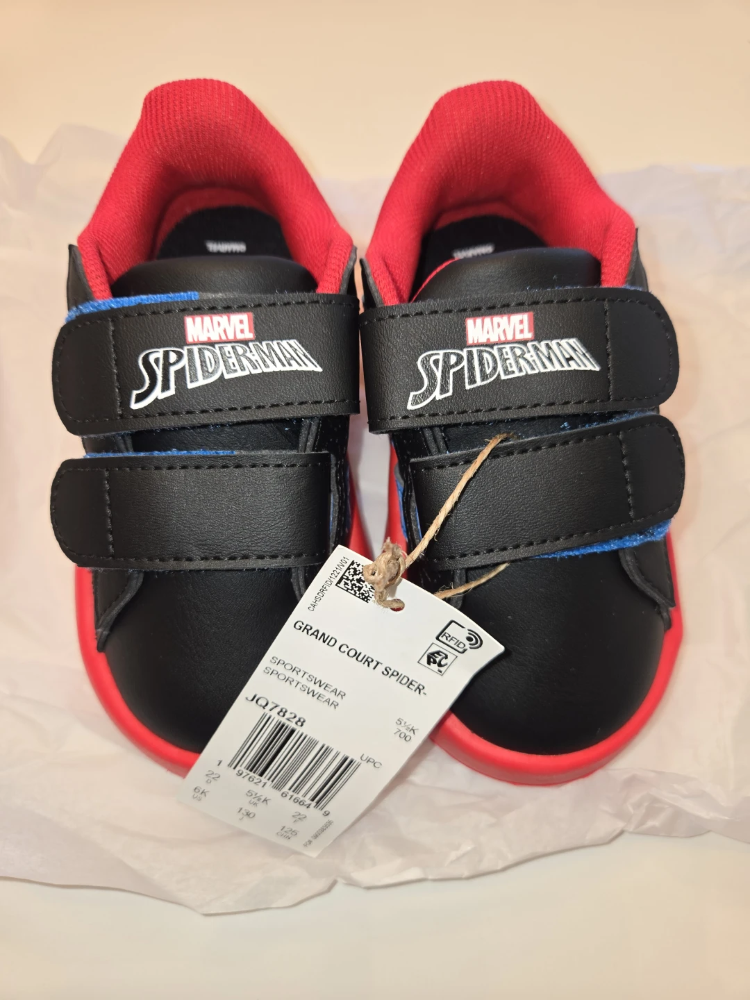 BNWT Adidas Spider Man Toddler Shoes