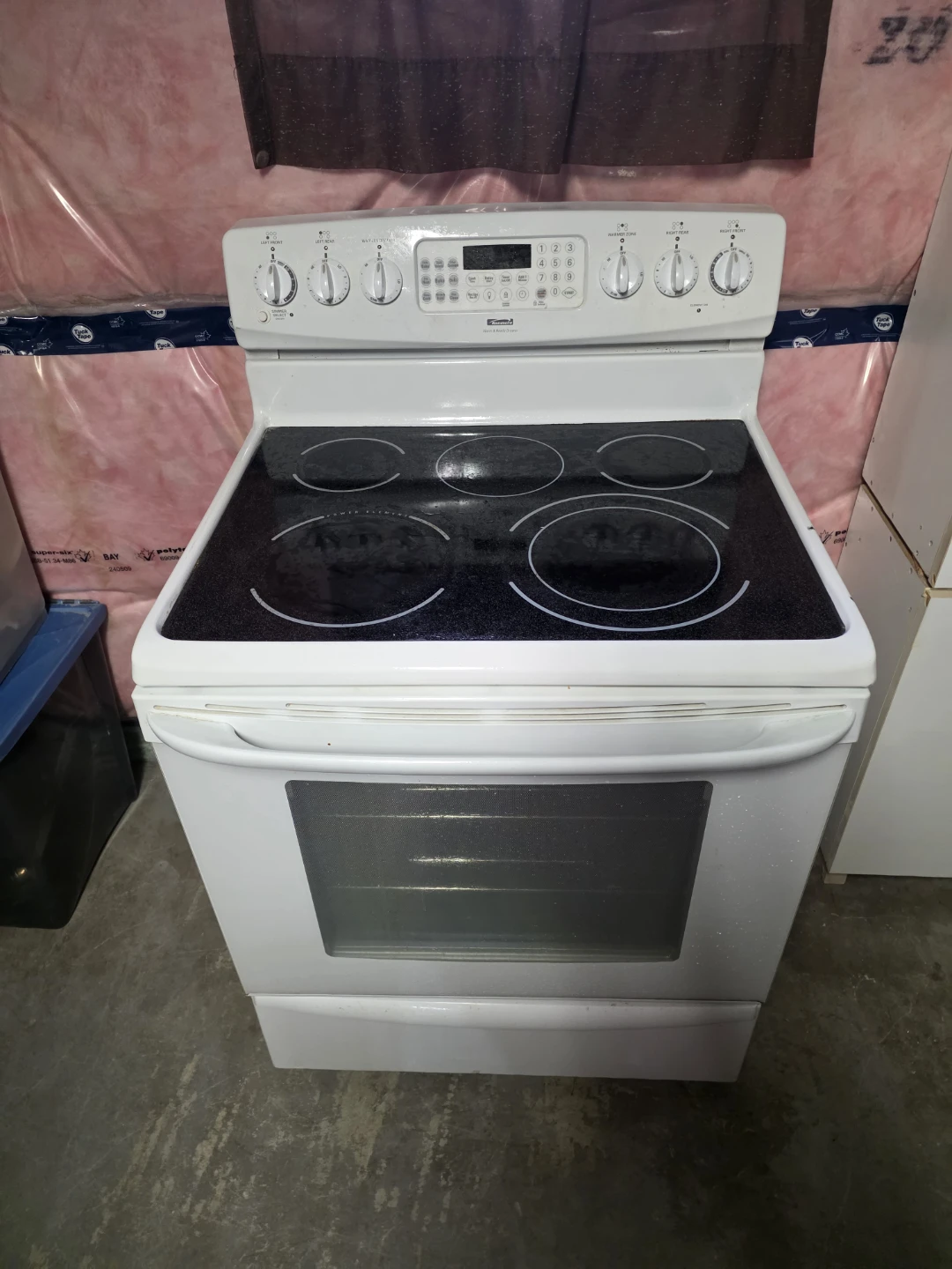 White Kenmore Electric Stove