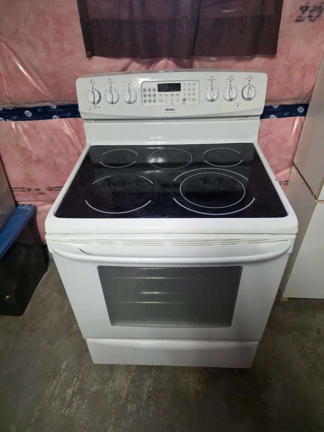 White Kenmore Electric Stove