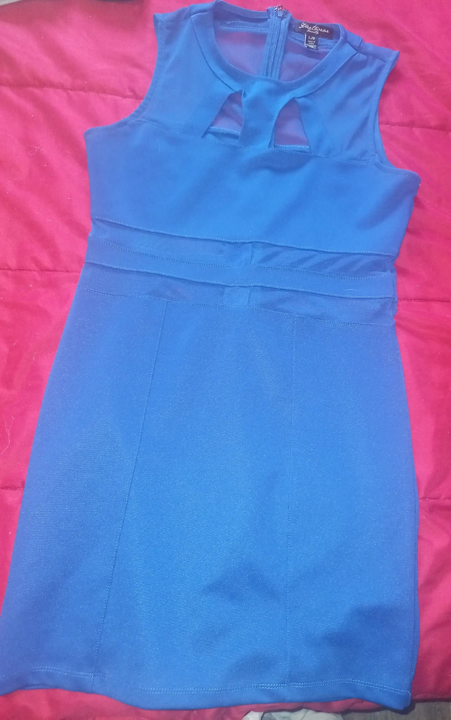 Blue Sleeveless Dress - photo 2