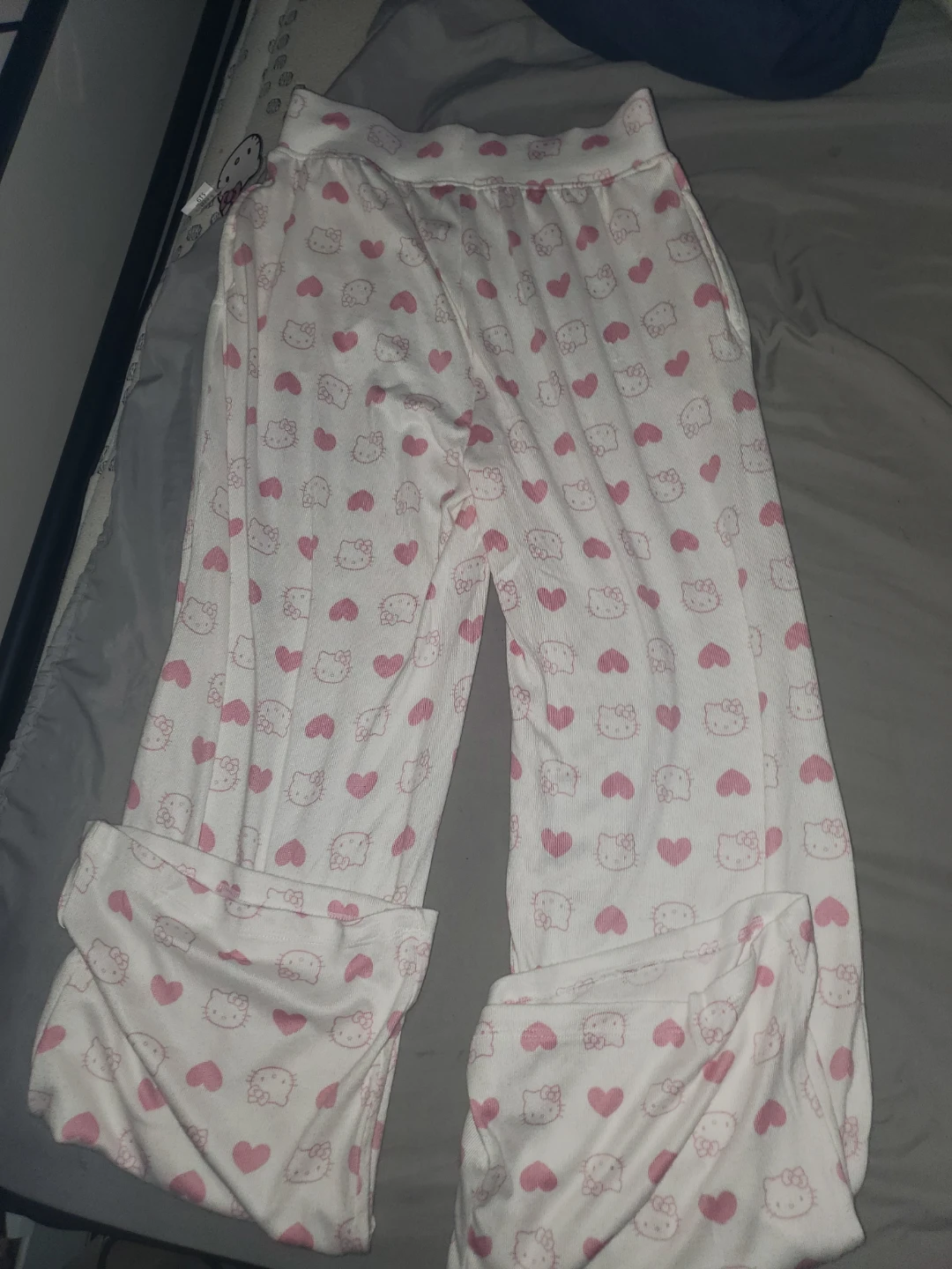 Hello Kitty Pink Heart Pajama Pants