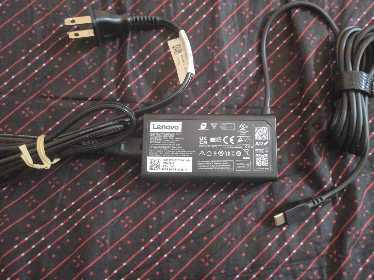 Lenovo AC Adapter 65W USB-C