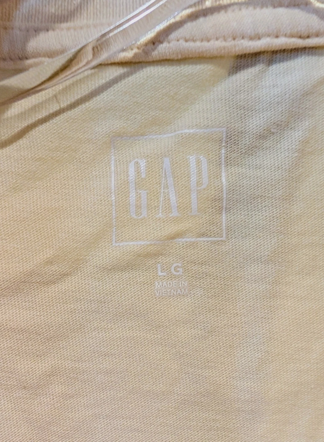GAP Men's Light Yellow Polo Shirt - photo 3