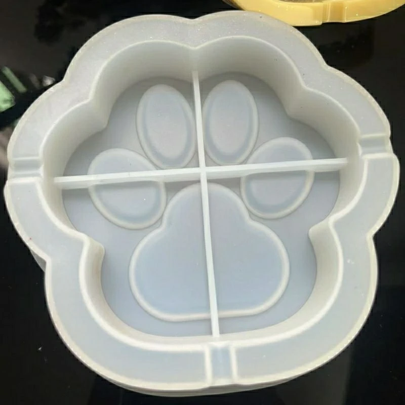 Paw Print Ashtray Silicone Mold