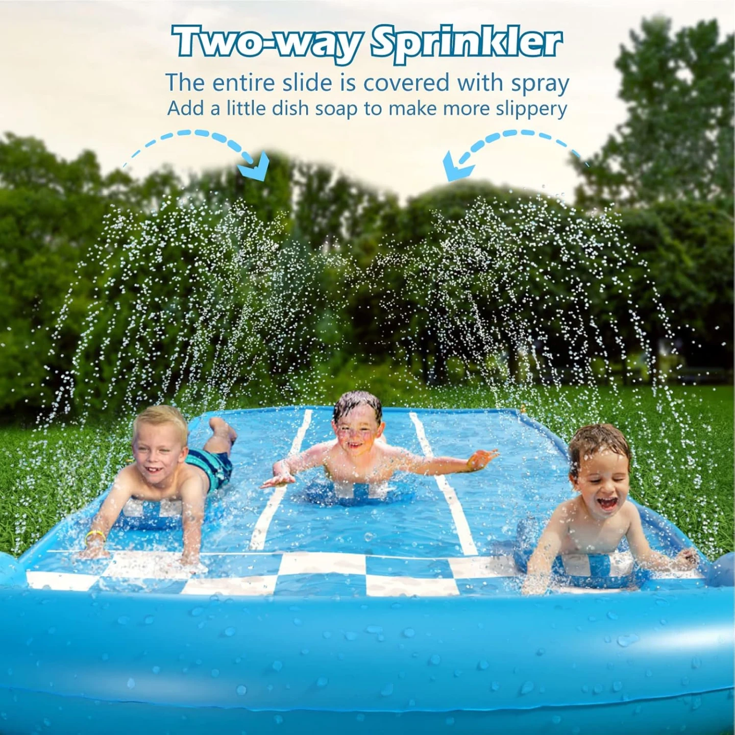 NEW 20Ft Heavy Duty Lawn Slip and Water Slide - photo 4