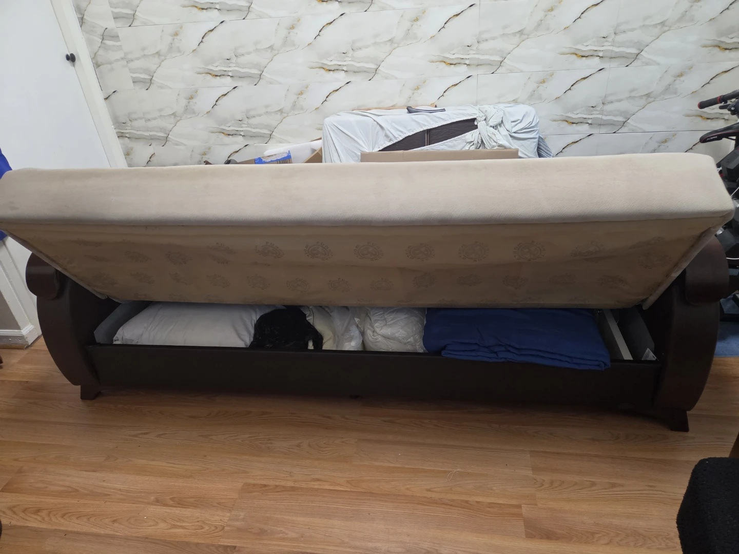 Sofa Bed with Storage - photo 3