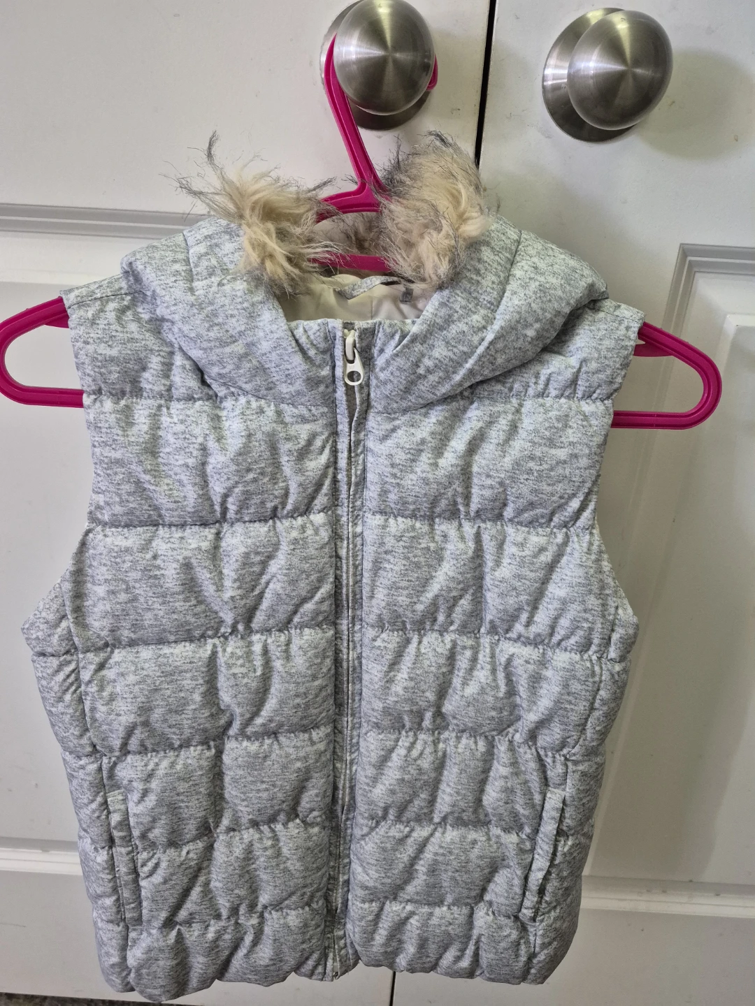 GapKids Puffer Vest XL (12) Grey.