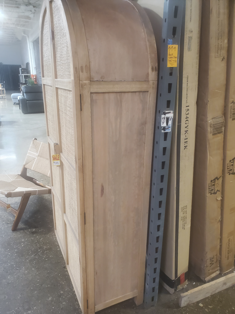 Wooden Amorie with Rattan Doors - photo 4