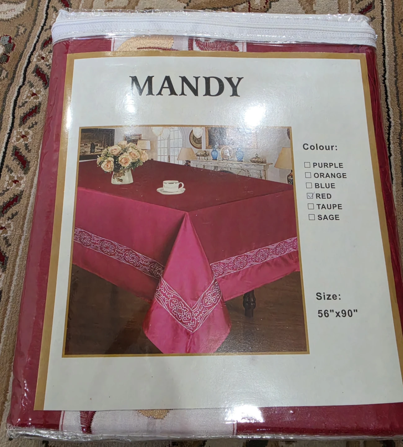 MANDY Tablecloth 56"x90" - photo 3