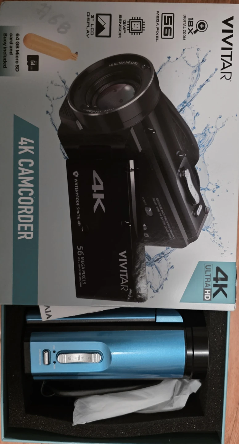 Vivitar 4K Camcorder - Blue - photo 2