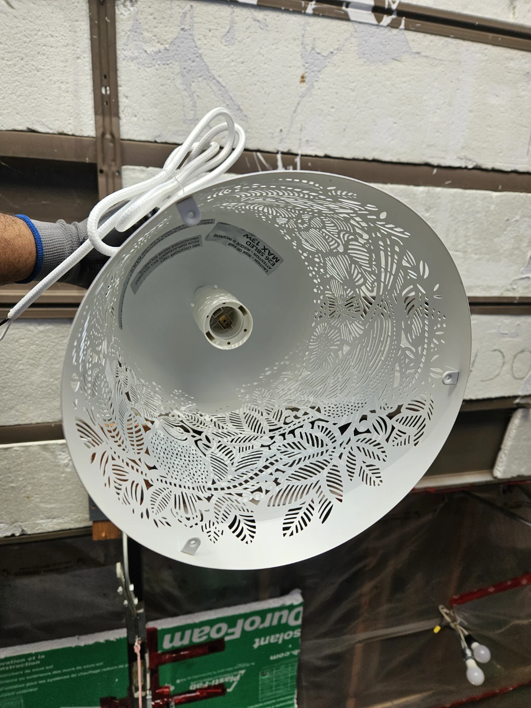 IKEA SOLSKUR Pendant Lamp - White - photo 2