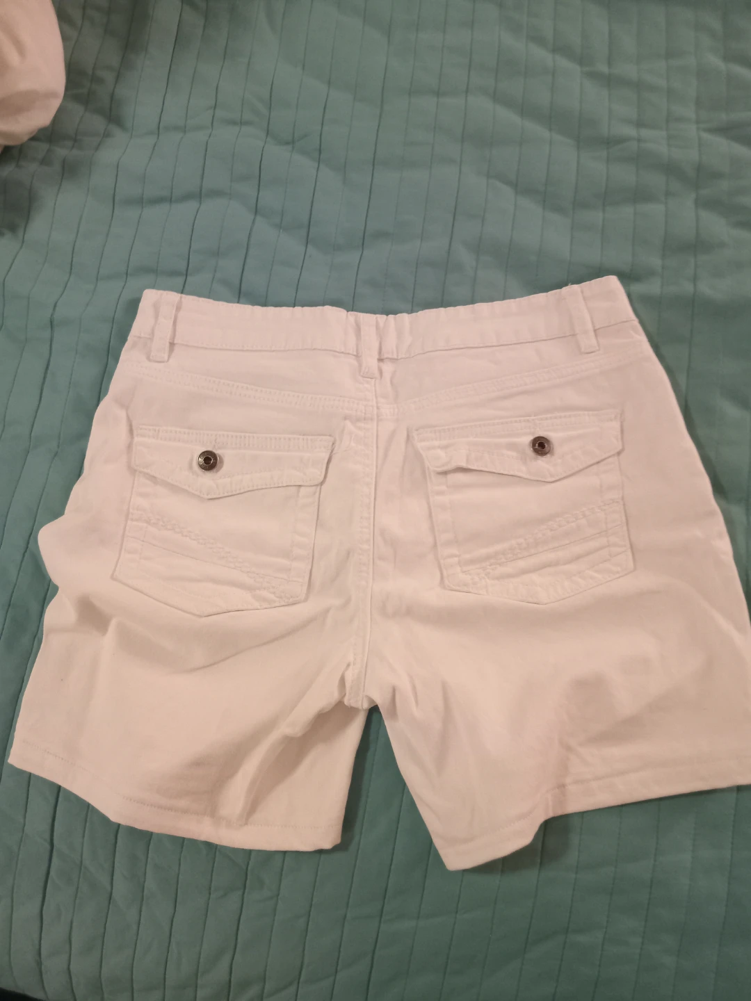 Denver Hayes White Cotton Blend Shorts Size 6x8 - photo 2