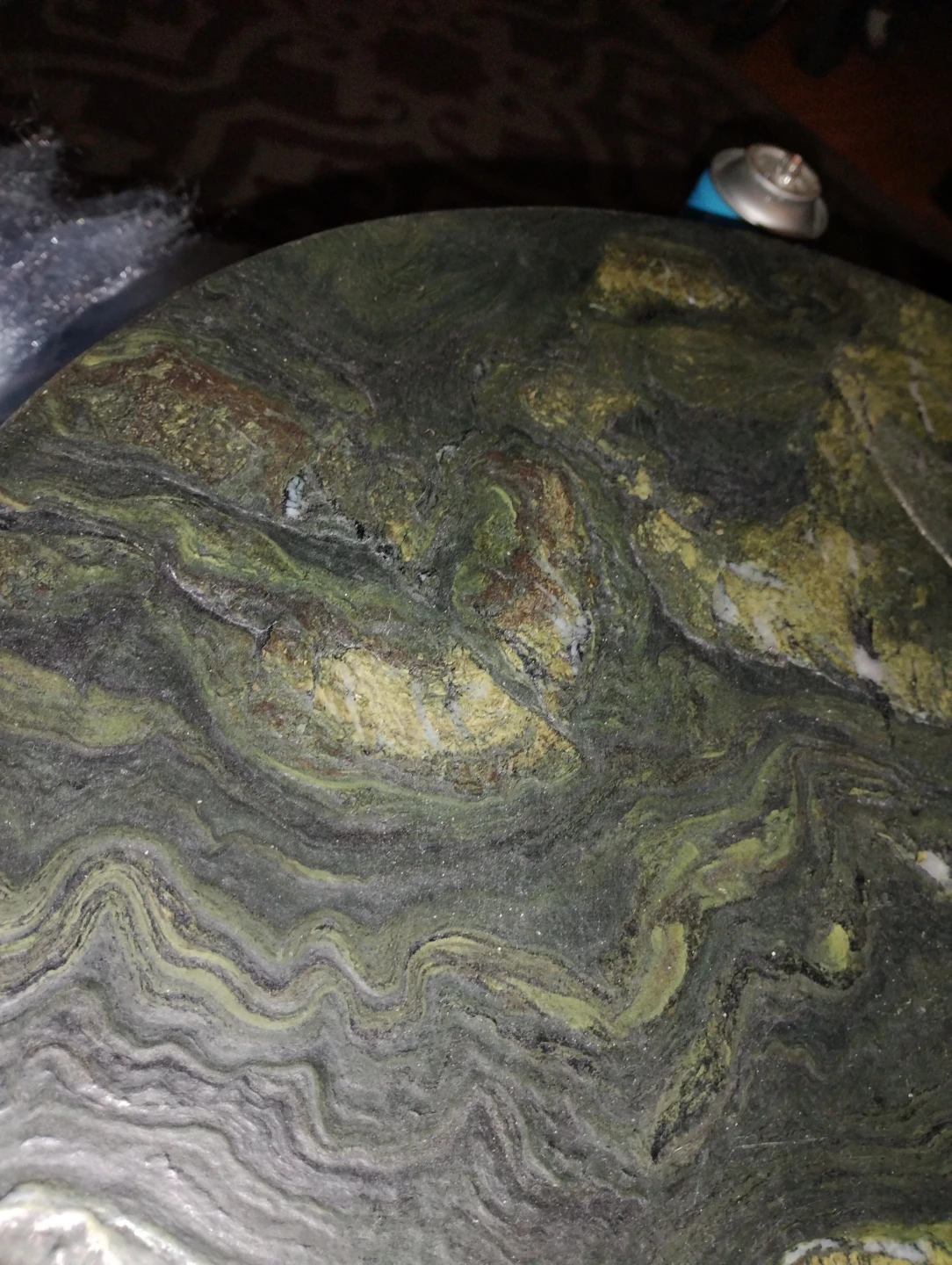 Unique Stone Top Side Table - photo 5