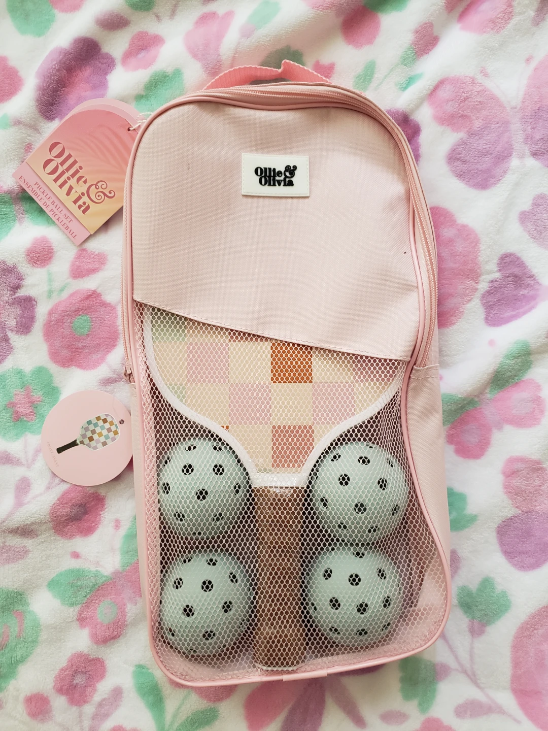 Ollie & Olivia Pickle Ball Set - Pink