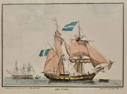 Antique 18th Century Hand Colored Engraving - photo 2