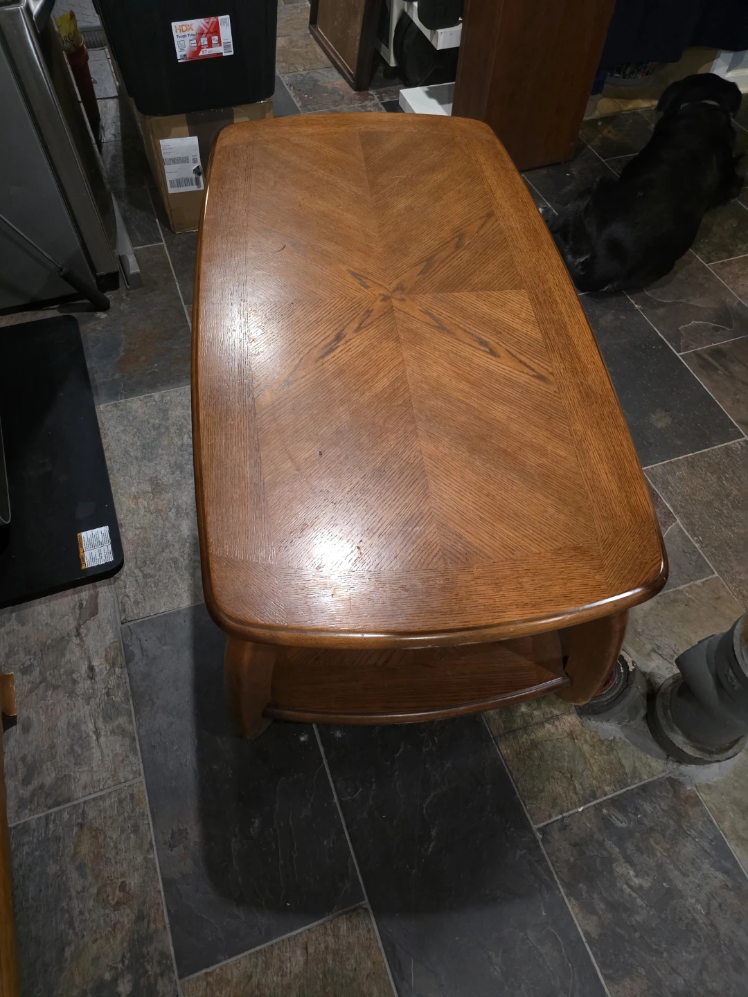 Liftable top Coffee table with 2 end tables.