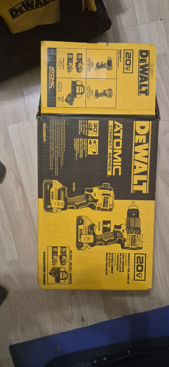 DEWALT ATOMIC 20V MAX Brushless Cordless 2-Tool Combo Kit - photo 2