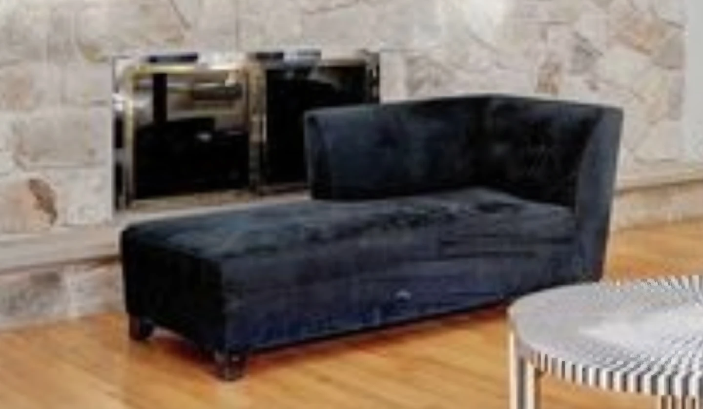 Dark Blue Chaise Lounge - photo 2