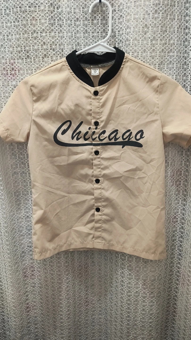 Kids Chicago Short Sleeve Button-Up Shirt