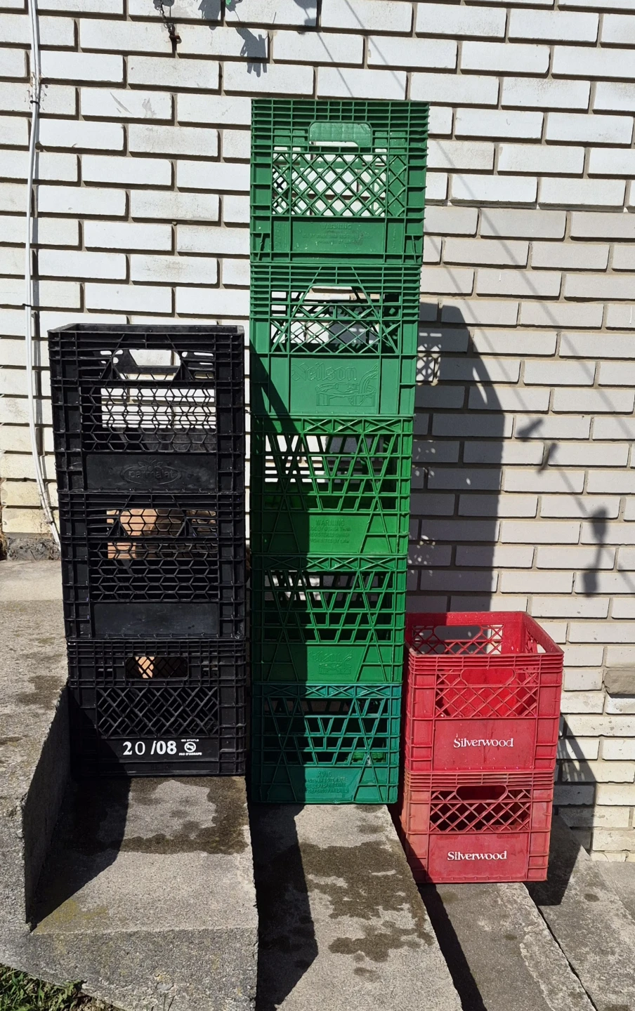 Plastic Milk Storage Crates - photo 2