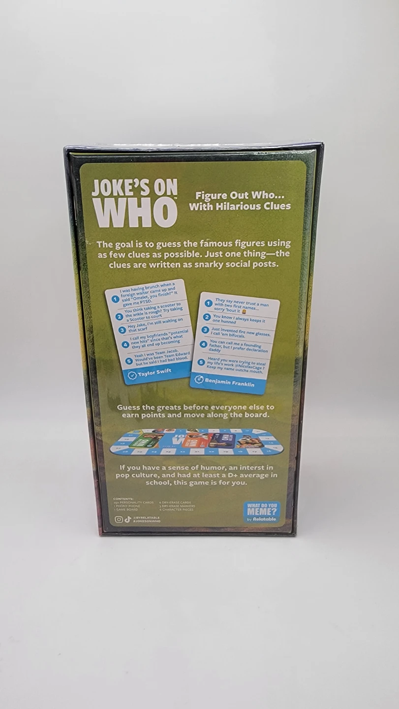Joke’s On Who? The Fake Quote Trivia Game For Game Nights - photo 4