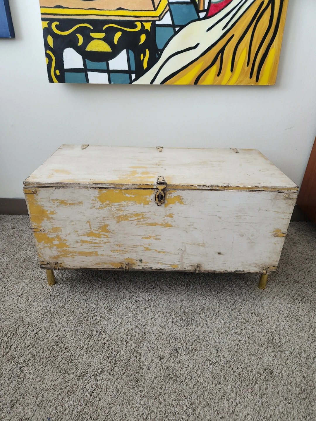 Vinatge Chest Coffee Table with Storage