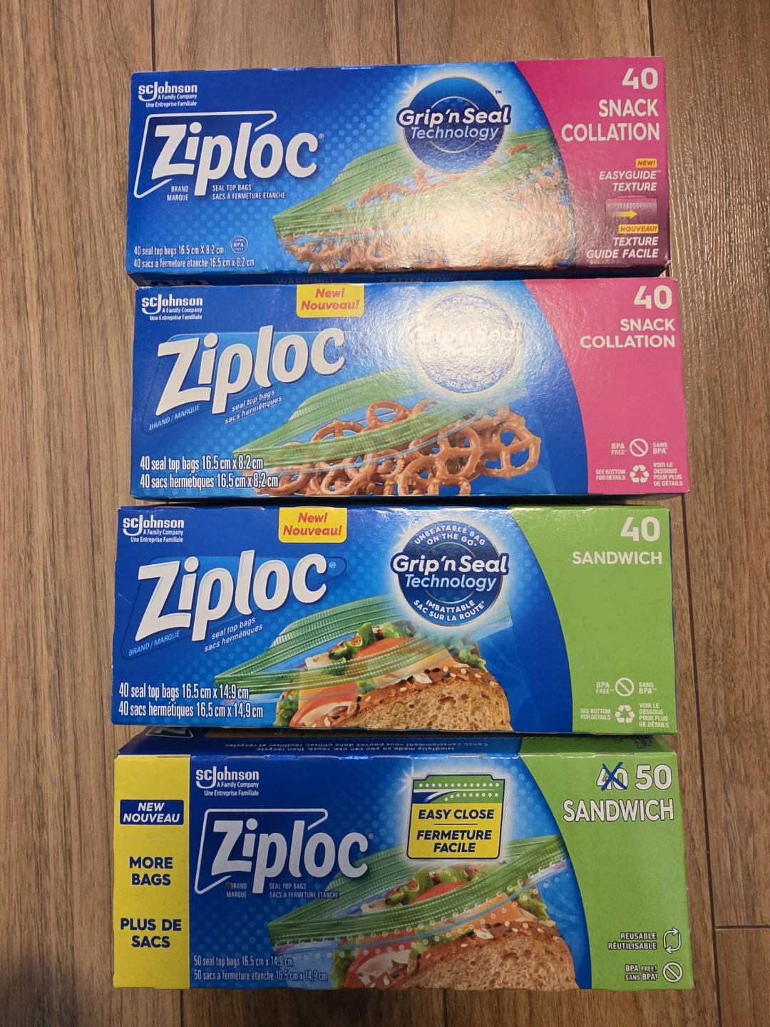 Ziploc bags