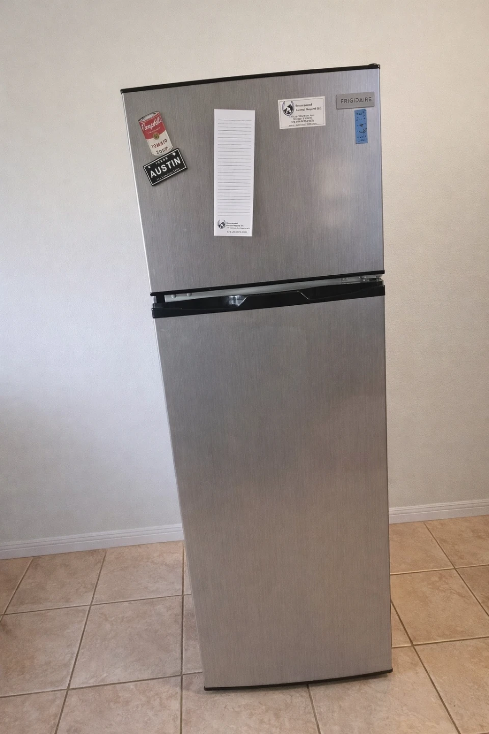 Frigidaire Stainless Steel Refrigerator – 9 Months Old
