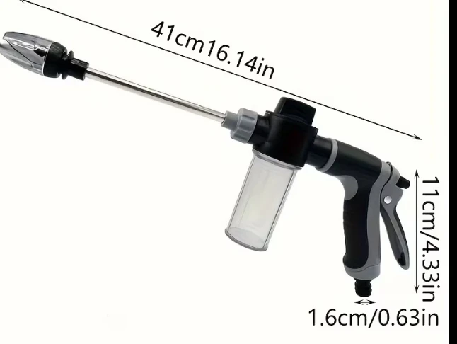 Adjustable Water Sprayer Nozzle with Detergent Bottle