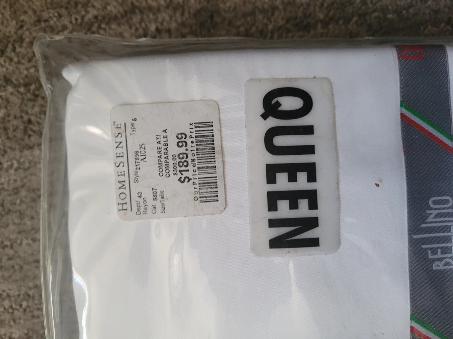 Bellino Queen Sateen Cotton Sheet Set