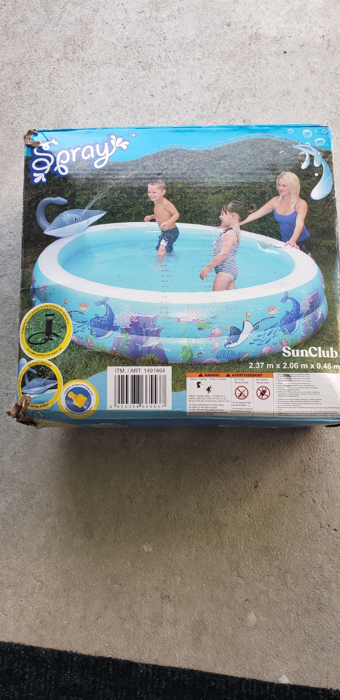 Spray SunClub Inflatable Pool