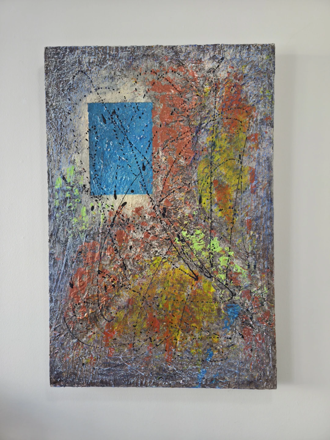 Abstract Mixed Media Painting