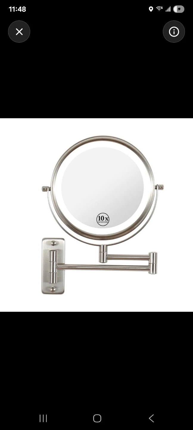 Delta Magnifying mirror with towel ring - photo 4
