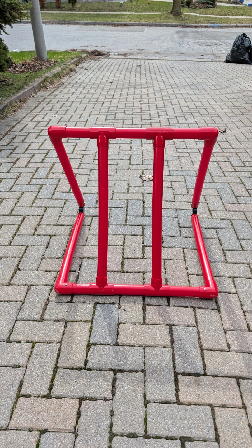 Red Agility Training Hurdles
