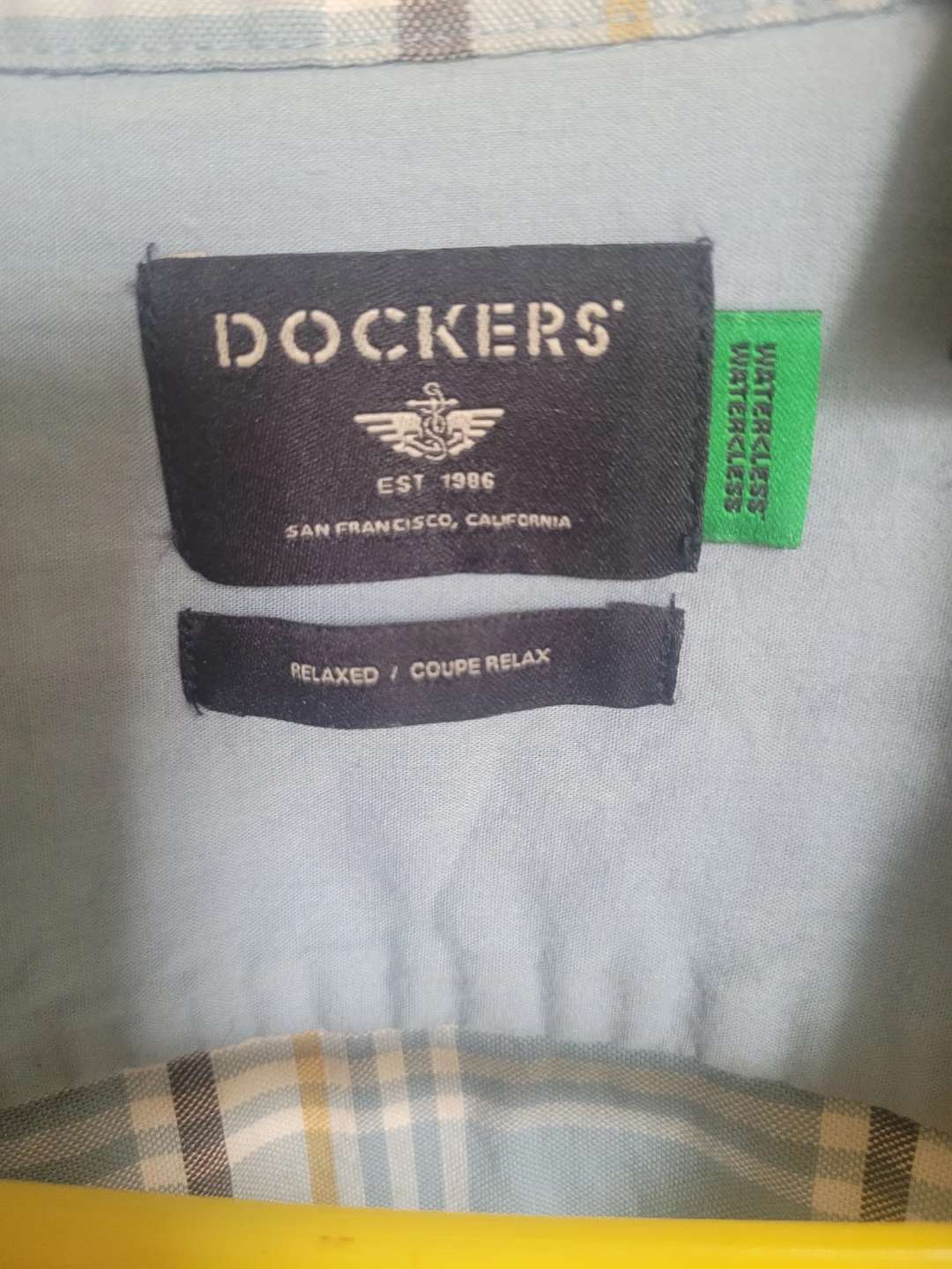 Dockers Plaid Relaxed Fit Button-Up Shirt - photo 2