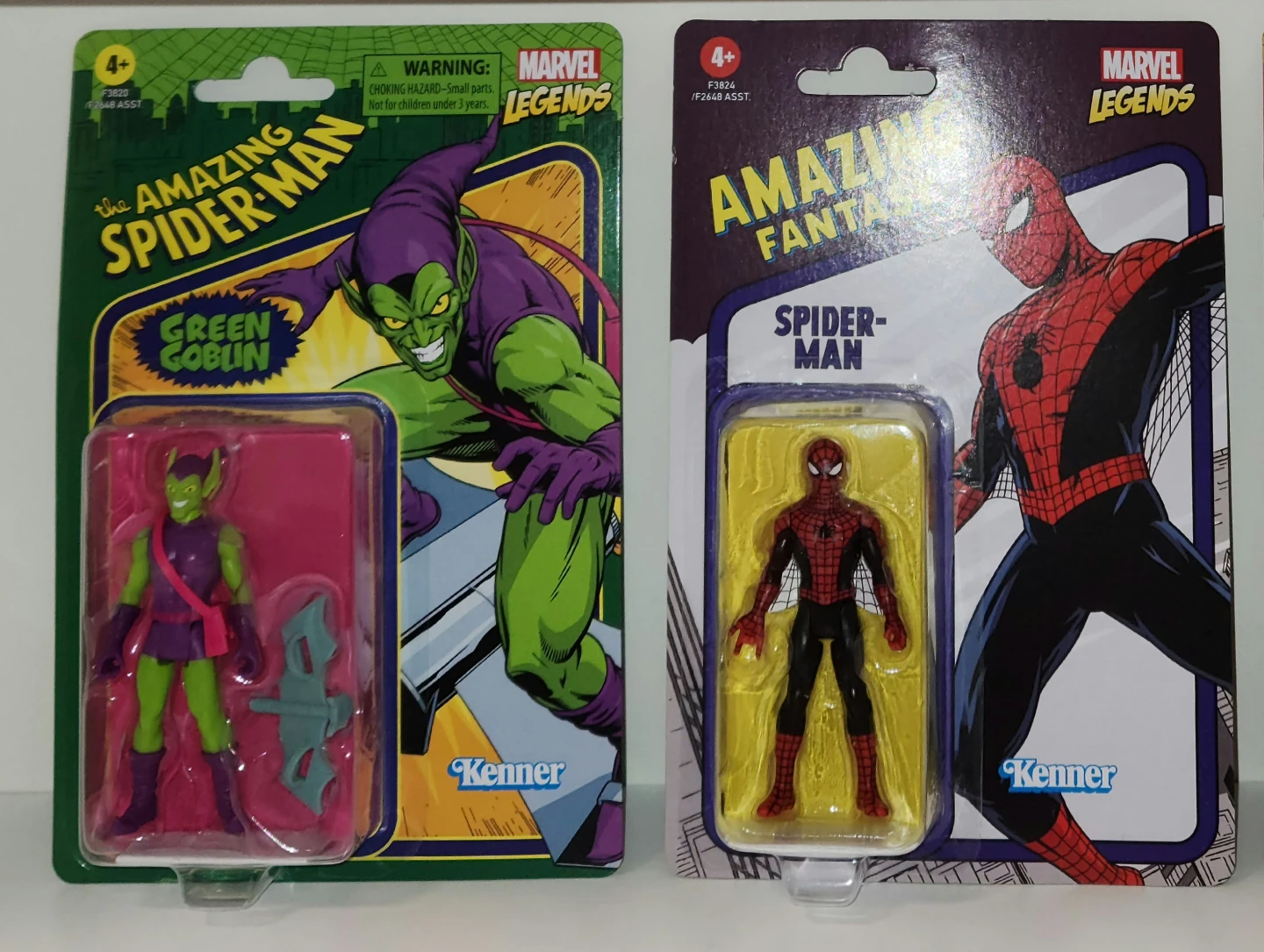 Pick Up 15ea/25 for both Spider-Man Retro Marvel Legends 3.75"
