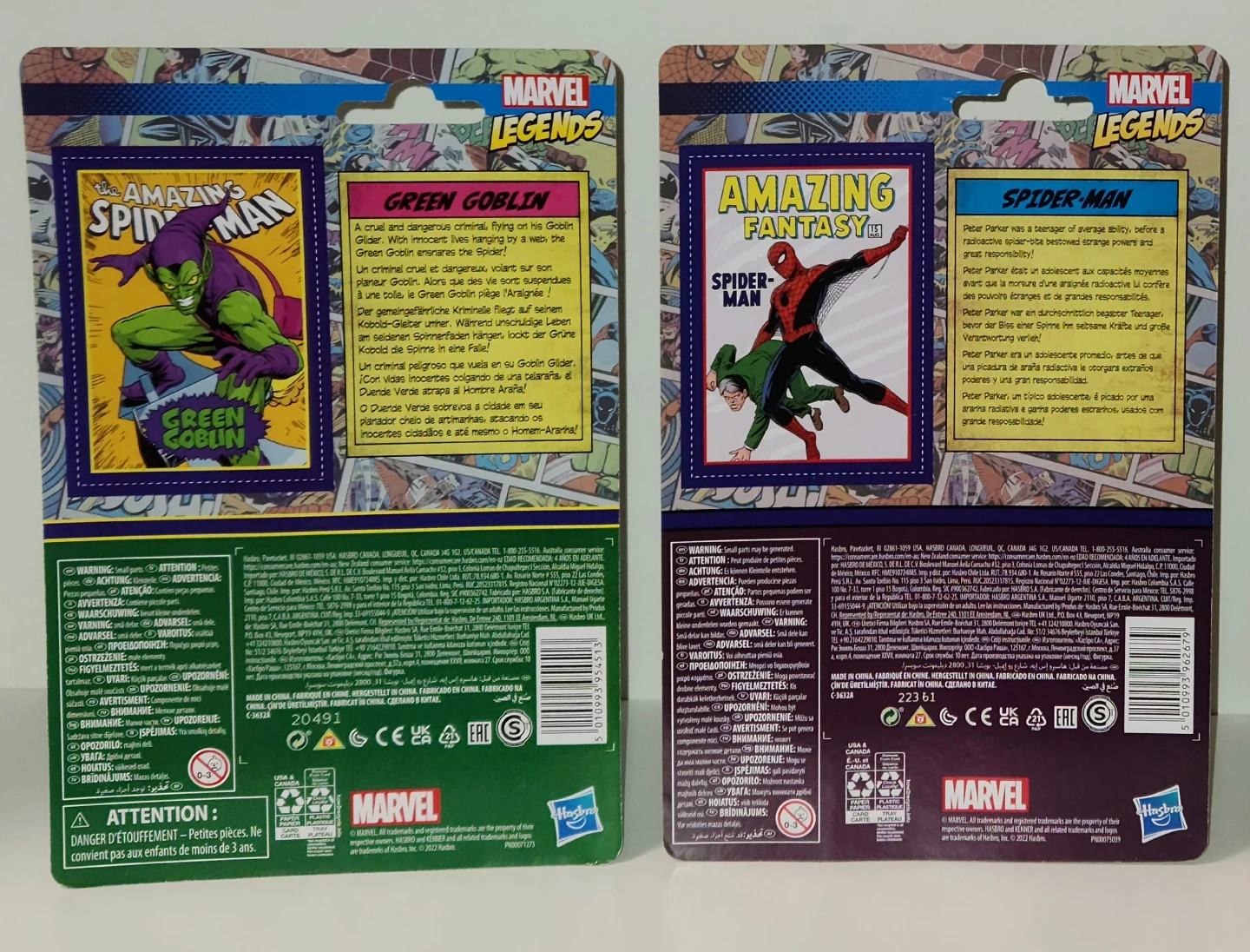 Pick Up 15ea/25 for both Spider-Man Retro Marvel Legends 3.75" - photo 2