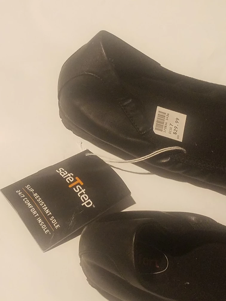 Safe T Step Women's Comfort Slip-Resistant Shoeqs Size 7 - photo 5