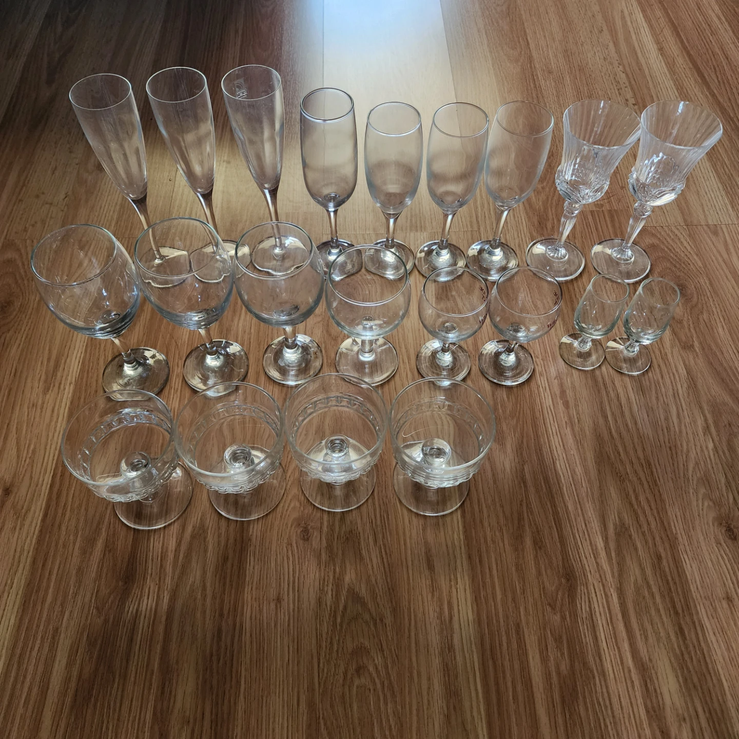 Assorted Set of Glassware $1 ea